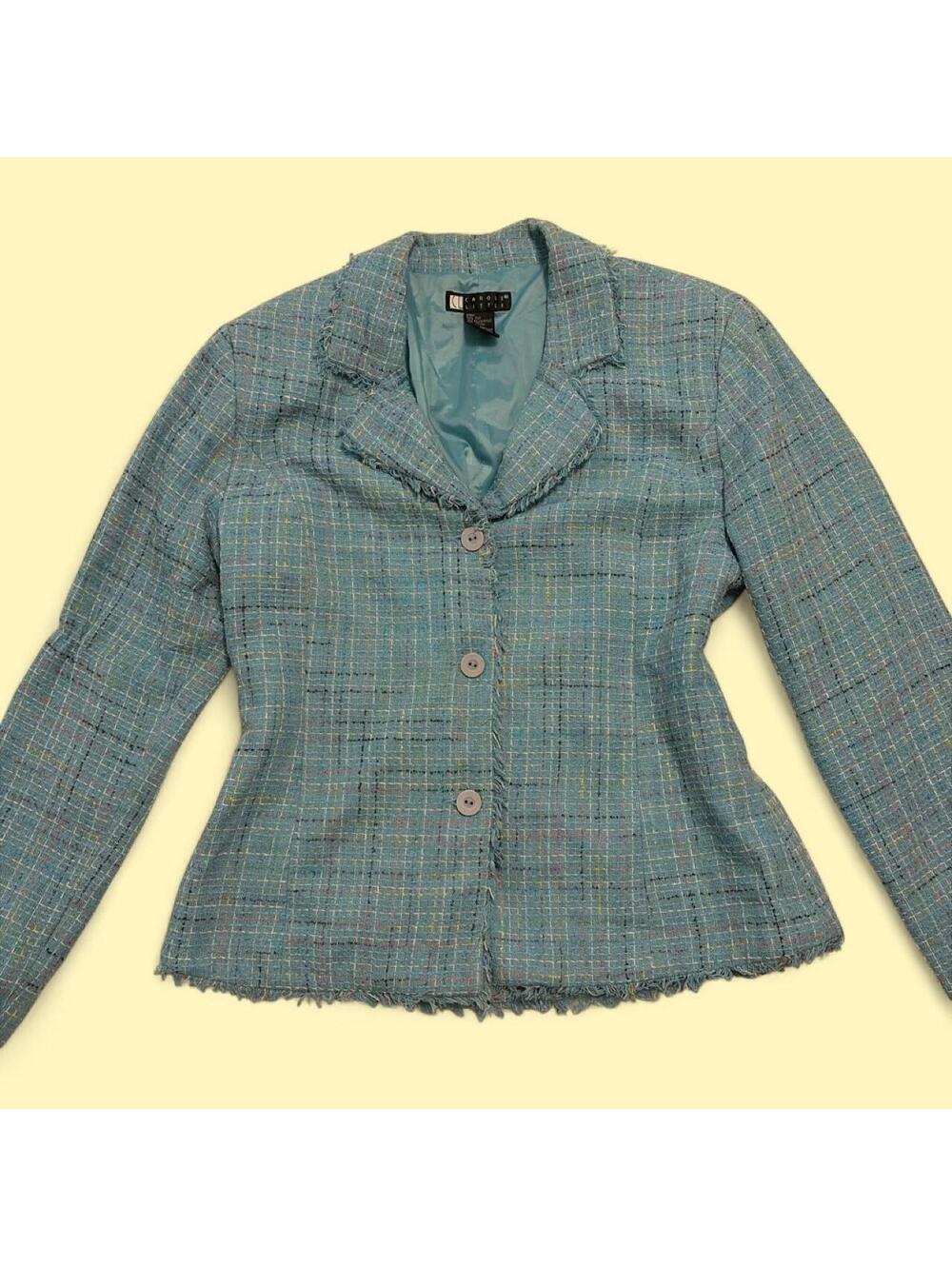 Carole Little Women's Blue and Multi Jacket